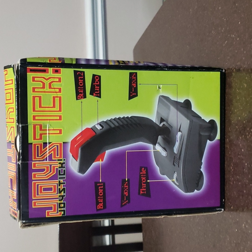 NEW OPEN BOX. Vintage  Joystick!  Dos 3.1 windows 3.x or  windows 95.